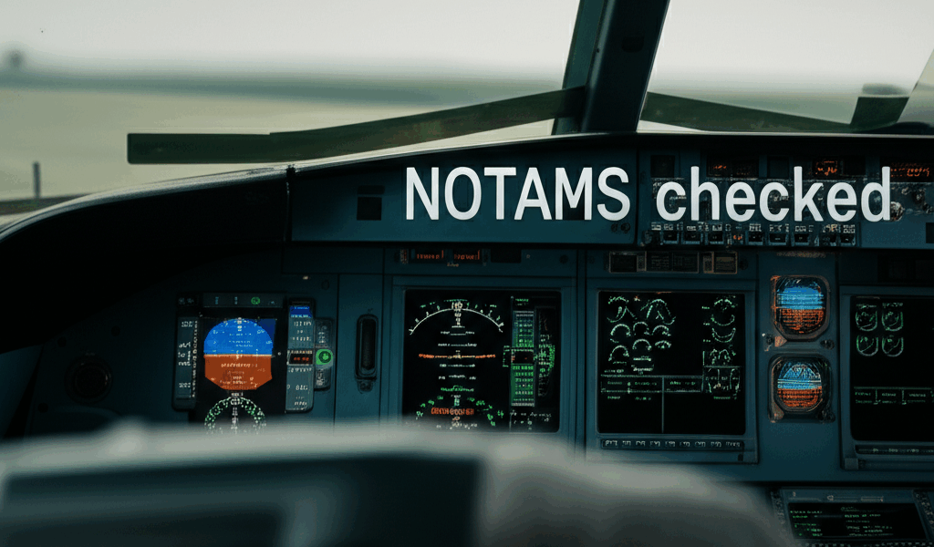 NOTAMs checked