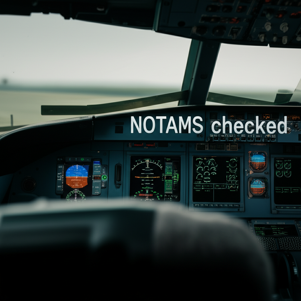 NOTAMs checked