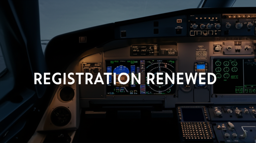 Registration renewed